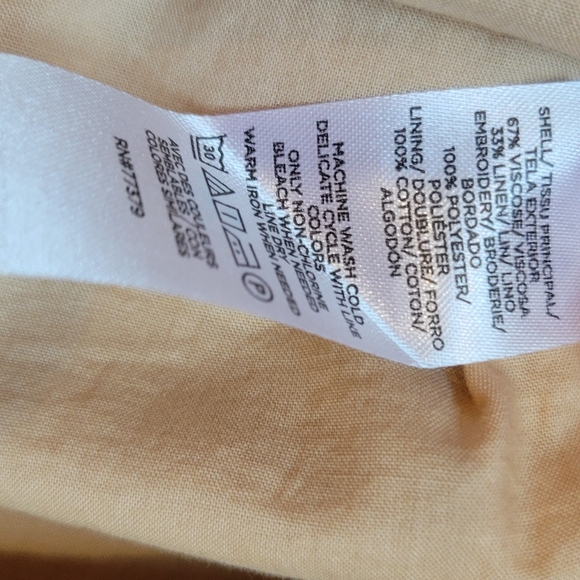 NWT linen blend Ann Taylor sundress size 10 - Picture 5 of 5